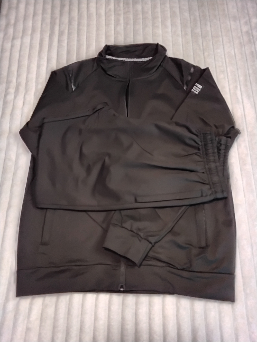 Men's Black Performance Jacket and Jogger Set